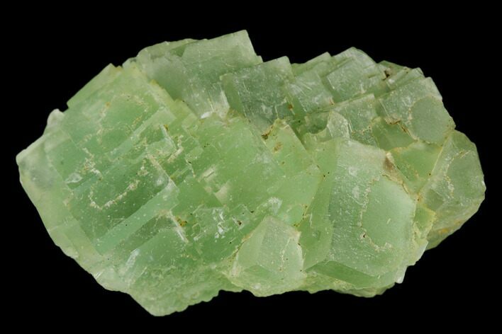 Light-Green, Cubic Fluorite Crystal Cluster - Morocco #174007